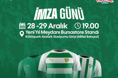 Bursa Yeni Yıl Meydanı’nda Bursaspor imza günü yapacak