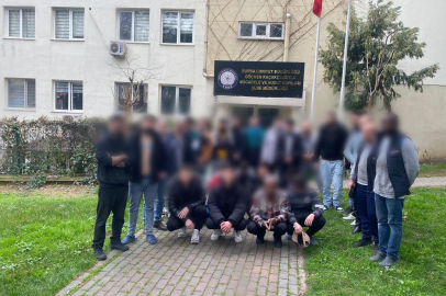 Kaçak göçmen çalıştıran iş yerine baskın