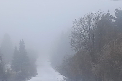 Uludağ'a nisan ayında kar yağdı