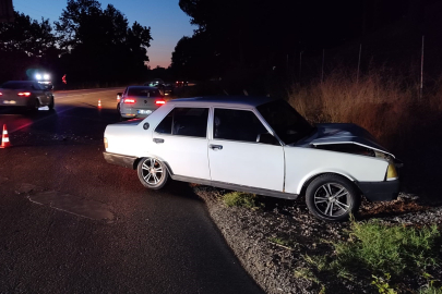 Bursa'da iki otomobil çarpıştı: 2 yaralı