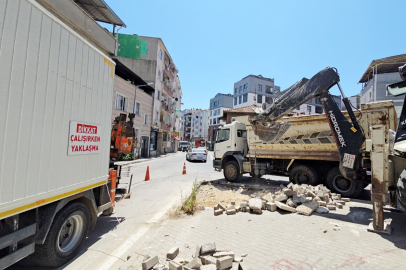 Mudanya'da alternatif yolda genişletme çalışmaları başladı