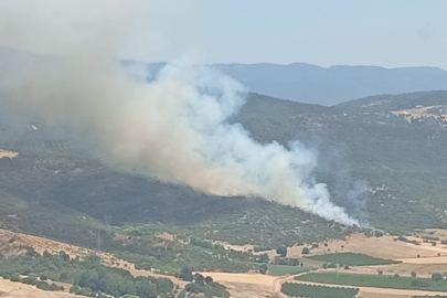 Yenişehir’deki yangının gücü azaldı