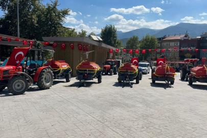 Orman köylerine, itfaiye teçhizatlı su tankerlerine kavuştu