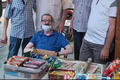 Vicdansız hırsız engelli vatandaşın parasını çaldı