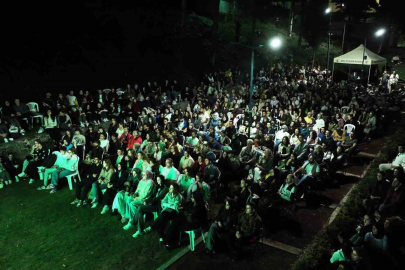 Bursa’da açık havada sinema keyfi