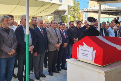 Gaziler derneği başkanına son görev