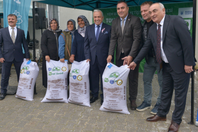 Bursa'da çiftçilere tohum desteği