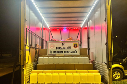 İznik’te bin litre kaçak etil alkol ele geçirildi