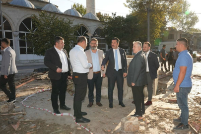 Yenişehir'e yeni meydan ve tarihi çeşme