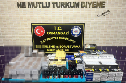 Bursa’da kaçak tütün operasyonu: Binlerce kaçak ürün ele geçirildi