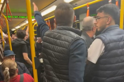 Alkollü olduğu iddia edilen kişi metroyu birbirine kattı