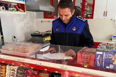 Zabıta ekiplerinden okul kantinlerine sıkı denetim