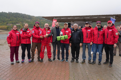 Arama kurtarma ekipleri Ericek Adrenalin Park'ta yarıştı