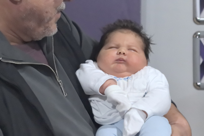 6 kilo 150 gram bebek dünyaya geldi