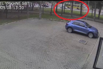 Kampüs içinde belediye otobüsü kadına çarptı