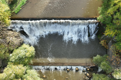 Bursa için güzel görüntüler...Kuruyan dereler, yağmur ile akmaya başladı