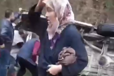 Bursa'da yolcu minibüsü devrildi 8 kişi hafif yaralandı