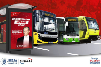 29 Ekim Cumhuriyet Bayramı’nda ulaşım ücretsiz