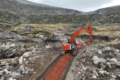 Uludağ'ın içme suyu hattı yenilendi