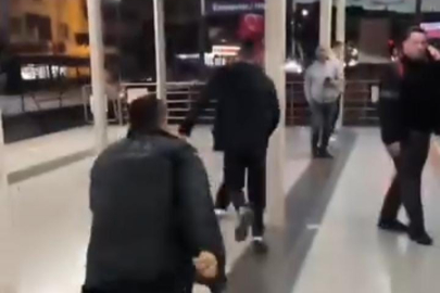 Tekme tokat kavga kamerada