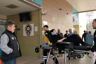 Eşine otomobil kullanmayı öğretirken şarampole uçtular