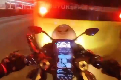 "Allah'ım sana geliyorum" dedi, belediye otobüsüne çarptı