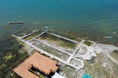 Papa'nın ayin yapacağı İznik'teki bazilika havadan görüntülendi...