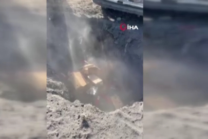 Sucuk, peynir, ketçaptan oluşan 1 ton gıda malzemesi toprağa gömülerek imha edildi