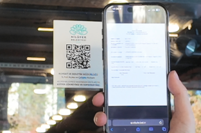 Nilüfer’de QR kod ile ruhsat dönemi başladı