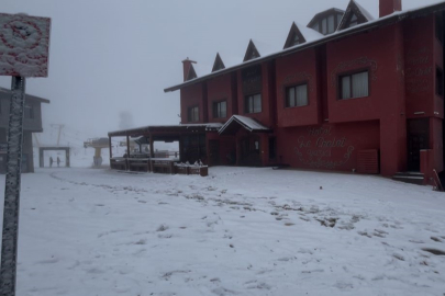 Uludağ'da kar var oteller kapalı