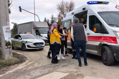 Işık ihlali kaza getirdi: 2 yaralı