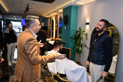 Başkan Yılmaz'dan komşu ziyareti