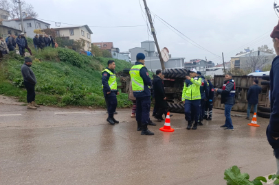 Gemlik Belediyesi'ne ait traktör kaza yaptı: 1 ölü