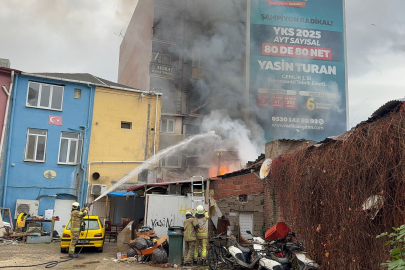 Gemlik’te pide imalathanesinde yangın paniği