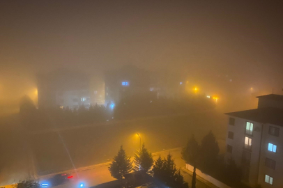 Yenişehir’de sis etkili oldu, görüş mesafesi 1 metreye kadar düştü