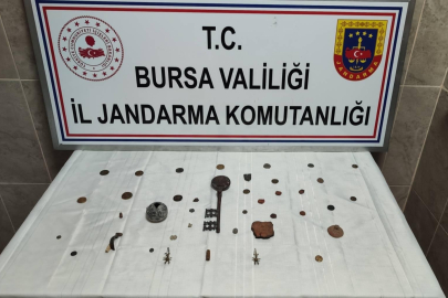 Bursa’da "Anadolu Mirası Operasyonu": 42 tarihi eser ele geçirildi