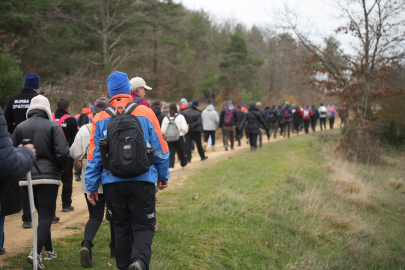 Yenişehir'de doğa yürüyüşü büyük ilgi gördü