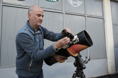 Bursa'da 1 yıllık sabır tek karede buluştu, güneşin ufuk yolculuğu görüntülendi