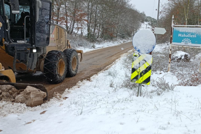 Nilüfer’de kar yağışına karşı kesintisiz mesai