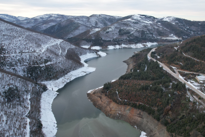 Bursa'da kar yağışları barajlara can suyu oldu