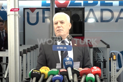 Bursa Büyükşehir Belediye Başkanı Bozbey’e saldırı girişimi kameralara yansıdı