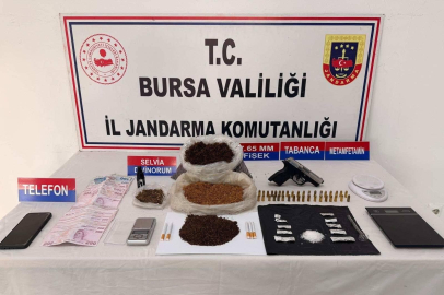 Bursa'da uyuşturucu operasyonu: Çok miktarda madde ele geçirildi