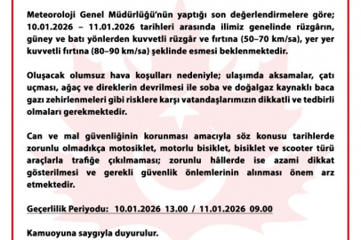 Bursa Valiliği'nden peş peşe uyarılar