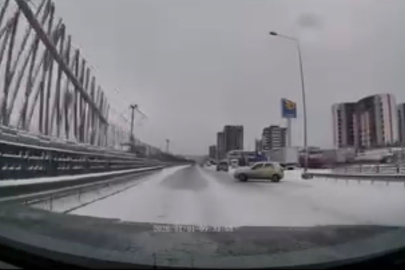 Bursa'da yoğun kar yağışı kazaları beraberinde getirdi