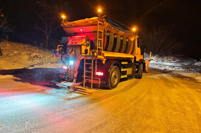 Kar yağışı Osmangazi’de hayatı aksatmadı