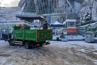 Bursa Büyükşehir'de kış mesaisi sürüyor