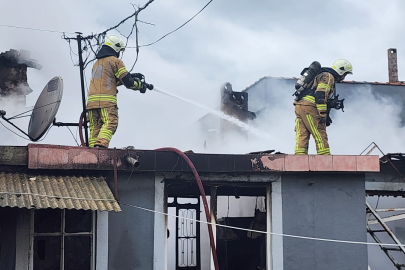 Bursa'da müstakil evde yangın