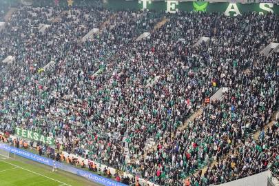 Bursaspor taraftarı tribüne uzak kaldı