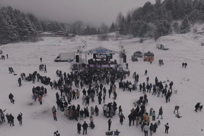 Bursa’da Kış Festivali'ne yoğun katılım trafiği felç etti