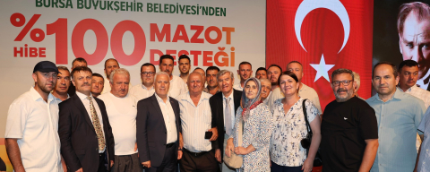 Bursa Büyükşehir mazot desteğini 5 bin liraya yükseltti